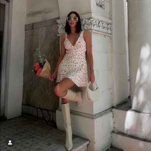 Zara Viral Satin Cherry Dress 🍒